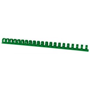 Binding combs, OFFICE PRODUCTS, A4, 16mm (145 sheets), 100pcs, green