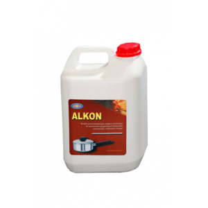 ALKON 5l, cleaner for ovens, fireplace glass and grease stains