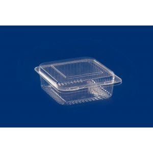 Confectionery container ALI26C flat lid PET 164x148mm, 50 pieces