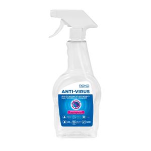 AntiVirus disinfectant liquid 500 ml for hands and surfaces with atomizer (k/12)