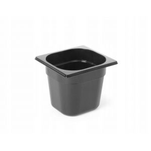 GN 1/6 container polycarbonate black