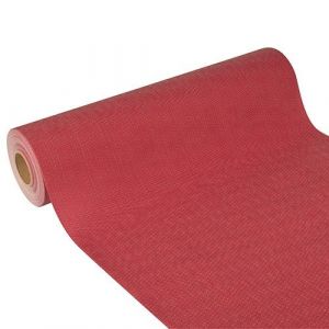 Table runner SS+ on roll 24m/40cm maroon Soft Selection plus non-woven PP, 1 roll