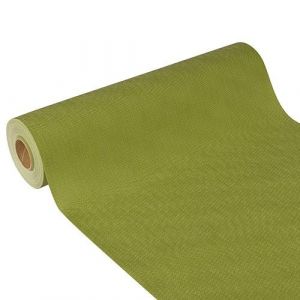 Table runner SS+ on roll 24m/40cm olive Soft Selection plus non-woven PP, 1 roll