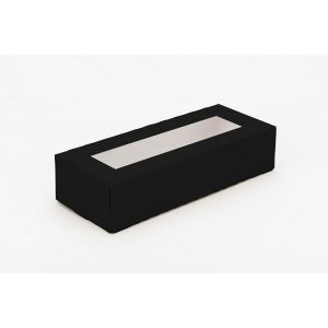 SUSHI box 22x9x5cm 300pcs black OP-02