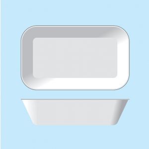 White polystyrene tray no 168