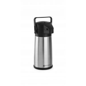 Steel thermos with pump - code 448908