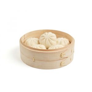 DIMY`S steaming with natural bamboo - base 20cm x h6cm, 2 pieces