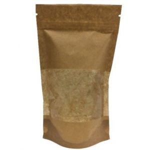 DOYPACK paper bag + PE with window 750ml 160x80x270mm, 100 pieces