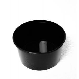 PRESTIPACK 350ml black soup container, a50pcs