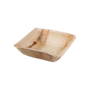 Palm leaf bowl square 300ml 13x13 25pcs (k/12) - DTW05570