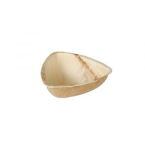 FINGERFOOD -175ml triangular palm leaf bowl, Palmware®,  25 pieces