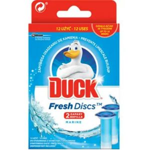 Zapas do Krążka żelowego Duck Fresh Disc s  MARINE do toalet 36 ml, 77255, 12 krążków (k/6)