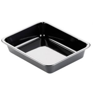 DUNI CPET lunch container black H4 1200ml 225x175x43mm, 300 pieces