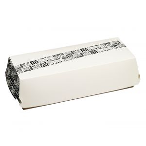 District Range panini sandwich box 260x120x70mm, 50pc, biodegradable (k/4)
