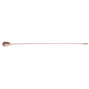 Copper bartending spoon - length 450 mm - code 593325
