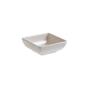 FINGERFOOD - bowl, square 7.5x7.5x2.7 white melamine