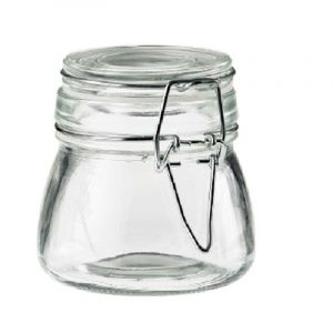 FINGERFOOD - glass jar 150ml with closure dia.7,5xh.8cm