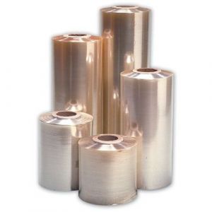 Heat-shrinkable PVC foil 550mm 30 microns, 400m - roll 18,5kg