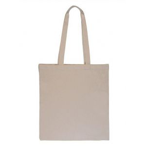 GREENBAG Cotton bag, unprinted, ecru, 380x420, long hand (c/100)