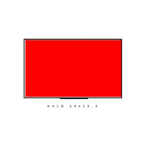 Taśma Fluor czerwona HALLO dwurzędowa, 24x15 op.5szt.