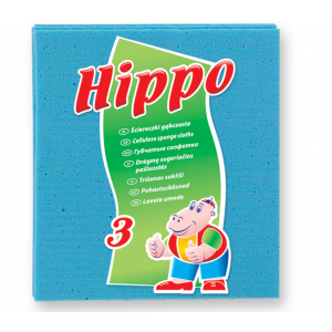 Hippo ścierki gąbczaste op.3szt (k/24)