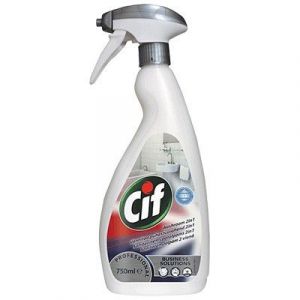 Cif Washroom 2in1 750ml for removing dirt from bathroom surfaces