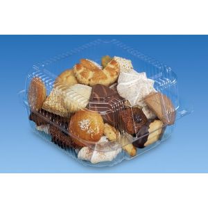 Closable container for cookies, meringues, cakes ALI25C, 50 pieces