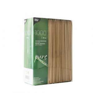 PURE shashlik sticks length 200mm, diameter 3mm, bamboo, 1000 pieces