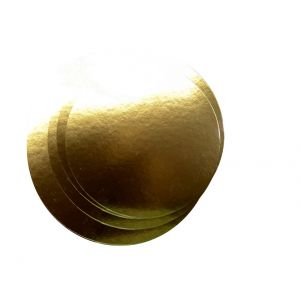 Golden cake disc diameter 18cm op.100pcs 1050g