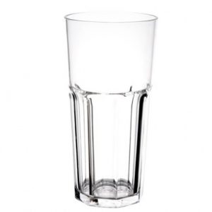 LONG LiFE RETRO glass 550ml, crystal clear, dia.8,3xh.17,2cm, unbreakable made of polycarbonate, 12 pieces