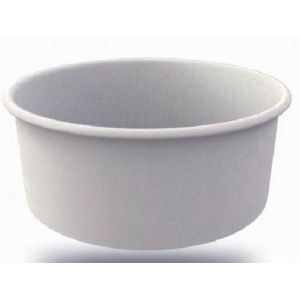 Paper bowl for ice-cream white 350ml, price per 30 pieces