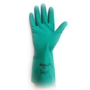 Protective gloves from nitrile NL15 M-8,0