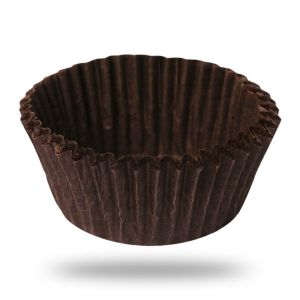Round brown muffin cups fi40xh21mm no.5, 2000 pieces
