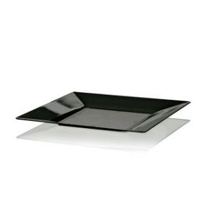 Plate square SPIGOLO 23x23 black, 25 pcs. PS (4)