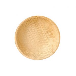 PURE cup made of palm leaves diameter 18,5xh.2,5 cm, 25 pieces