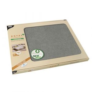 Table mats RC+ 30x40 grey Royal Collection coated with PLA, 60 pieces