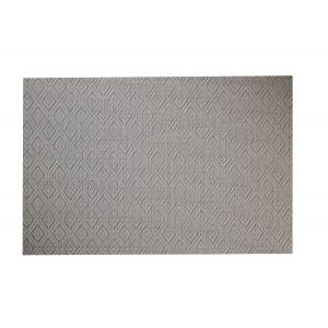Table pads Style 30x45cm grey PP reusable,12 pieces