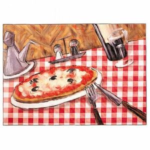 Paper pads 31x43cm PIZZA 70gr embossed, 500 pieces