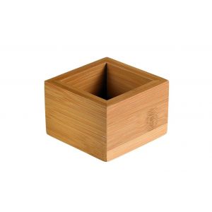 Buffet box natural bamboo 7.7x7.7x5cm