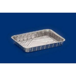 Aluminium Lunch container NOT divided low
