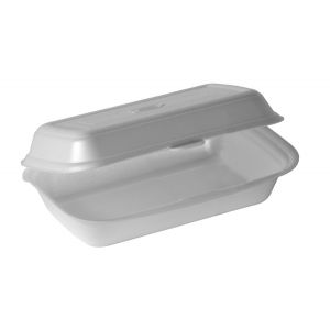 Polystyrene foam container HP3 1/2 lunch Q Pack Klaipeda, 125 pieces