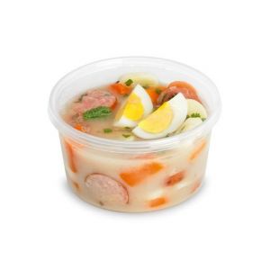 Soup round container PP 500ml, 50pcs (k/9) ANIS