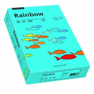 Papier A4 ksero Rainbow, intensywny, 80g, 88042739, niebieski 87