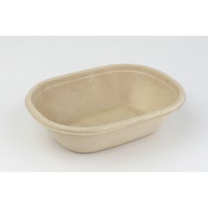 BePulp OV19 oval bowl 770ml, 50pcs (k/6) 19x15 h 6cm, Sabert