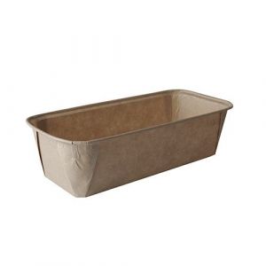 Baking mould PURE 1033ml brown 23x11xh.6cm "loaf pan", 25 pieces