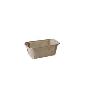Baking mould PURE 167ml brown 11x6.5xh.4cm "loaf pan", 50 pieces
