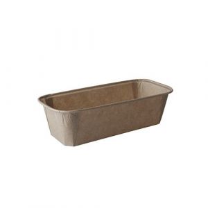 Baking mould PURE 523ml brown 19x8.5xh.5cm  "loaf pan", 25 pieces