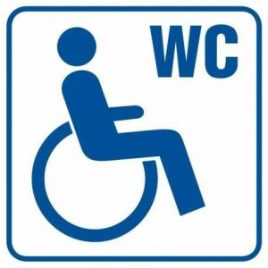 Toilet for disabled 1 B4 - 148 x 148mm RA022B4FN