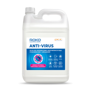 AntiVirus+ płyn dezynfekujący  5L do rąk i powierzchni, 70% alkoholu, 