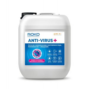 AntiVirus+ 5L disinfectant for hands and surfaces, 70% alcohol